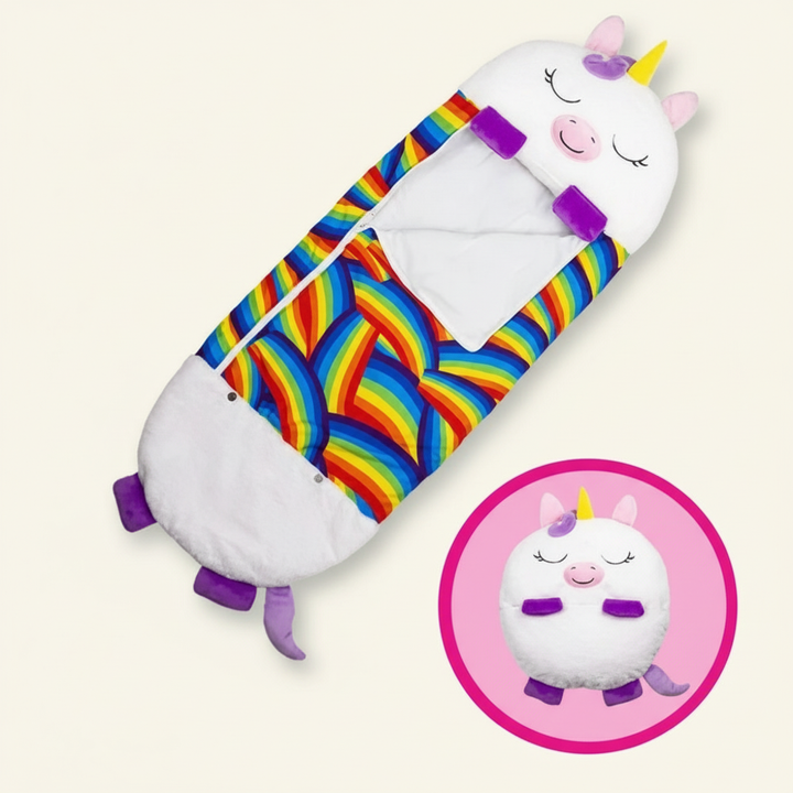 Foldable Kids' Sleeping Bag in Animal Shape – Snoozi