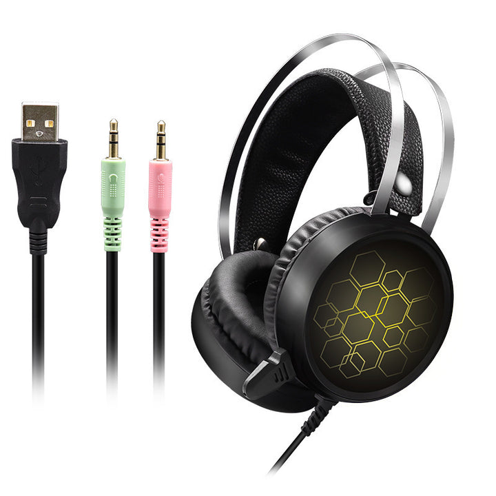 Men's Gaming Headset with Noise-Isolating Microphone Bowlift