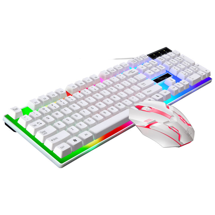 RGB Wired Gaming Keyboard and Mouse Combo Bowlift