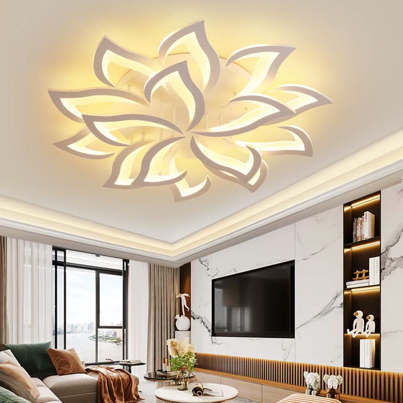BowLift | Modern Flower-Shaped LED Ceiling Light for Home Décor