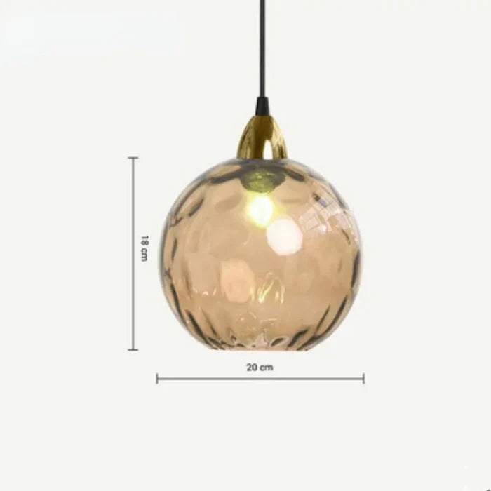 LumiSphere Pendant Light – Elegant Glass Sphere Lighting Bowlift
