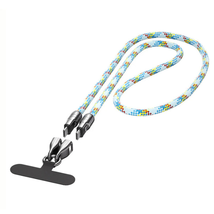 BowLift | Two-in-one fast charging data cable mobile phone lanyard