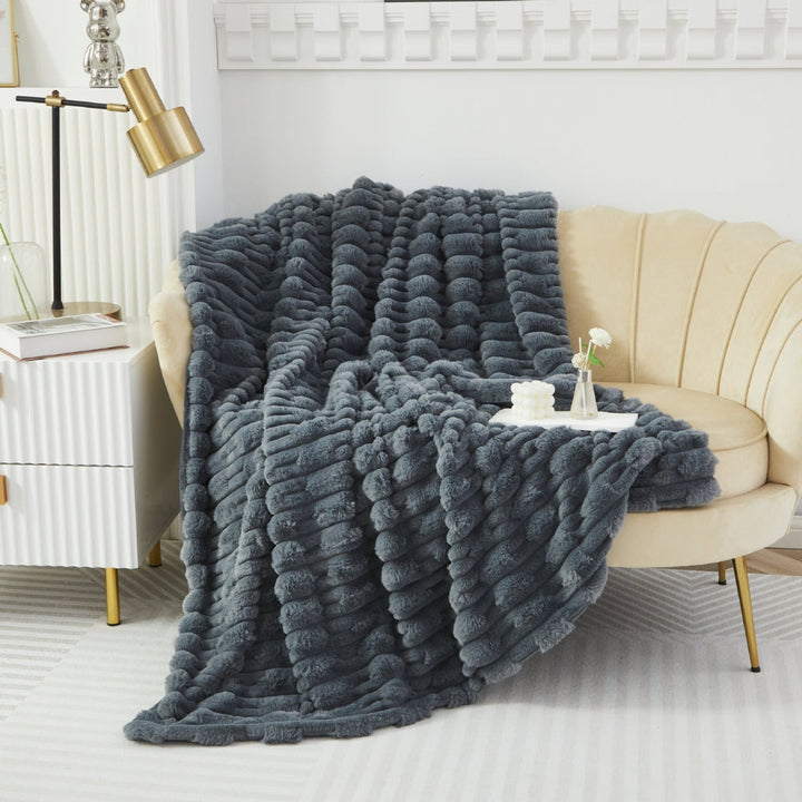 BowLift | Plush Soft Faux Rabbit Blanket