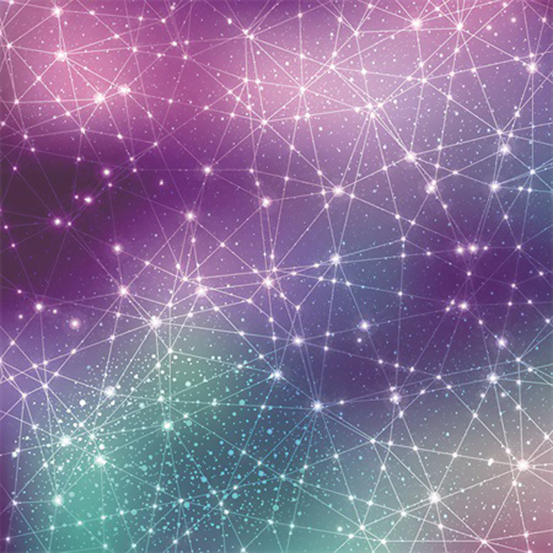 Simply modern rug in purple outer space star geometry pattern rug polyester stain-resistant rug for home decor | Bowlift