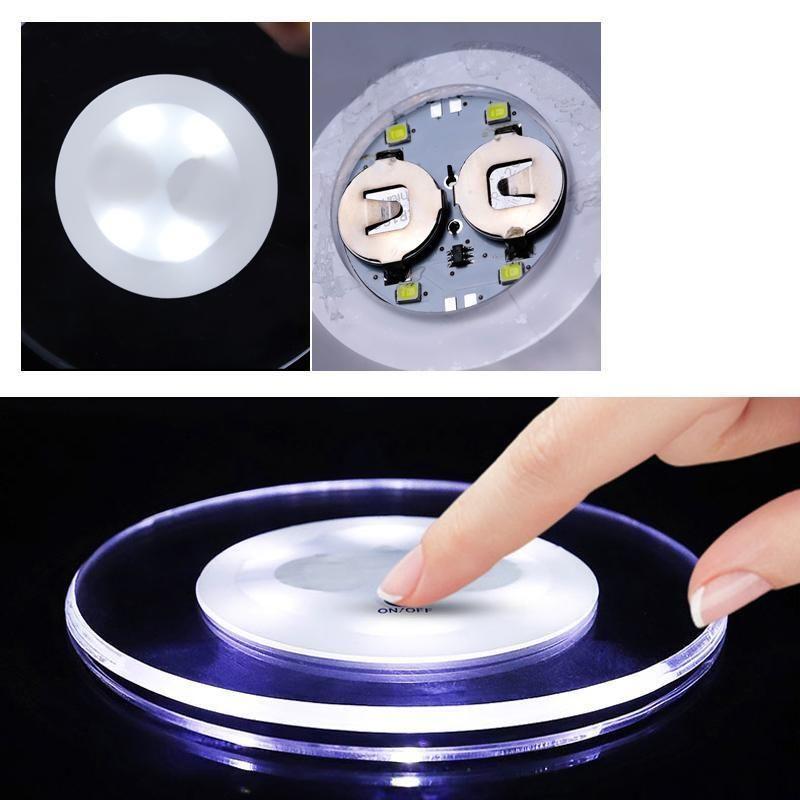 BowLift | Acrylic LED Light Up Coasters