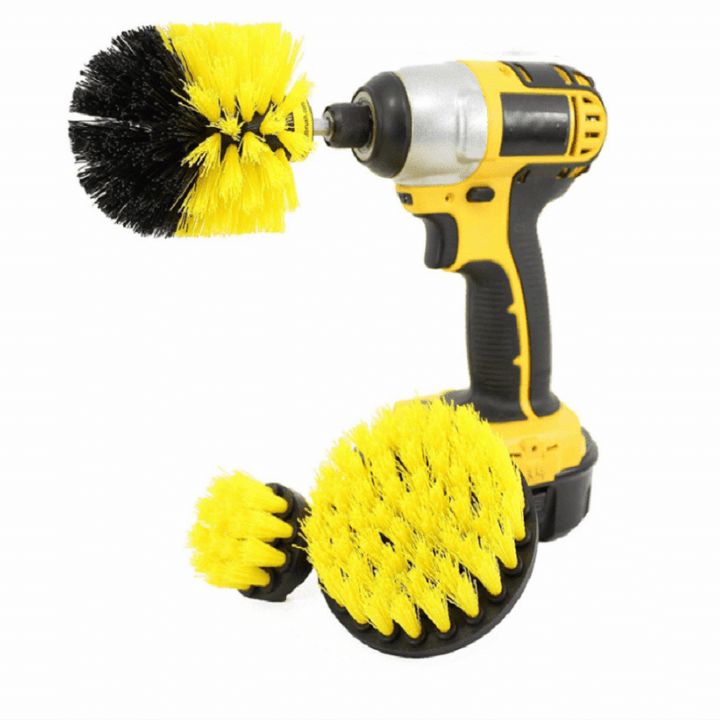 BowLift | Bathroom Floor Kitchen Car Maintenance Cleaning Brush,Cordless Drill NOT Included