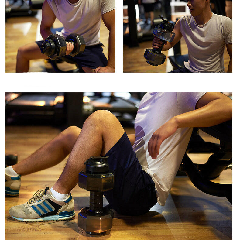 HydraFlex – Duurzame Dumbbell Waterfles voor Fitness Bowlift