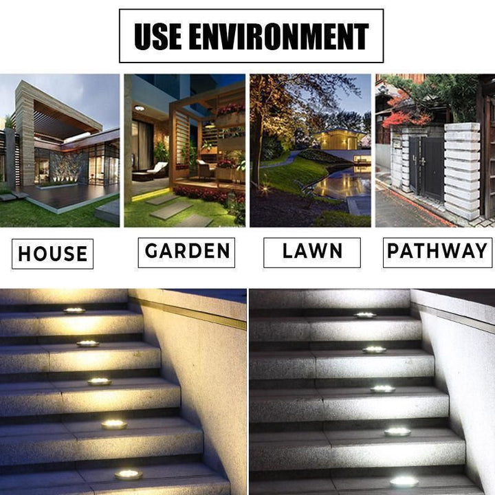 BowLift | Solar Powered Floor Path LED Light