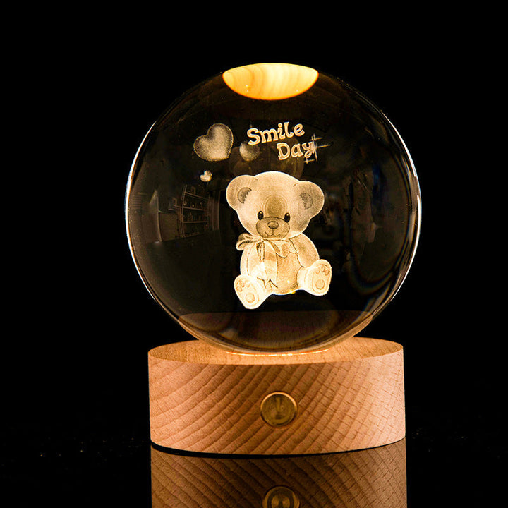 Galaxy Crystal Ball Lamp | Bowlift