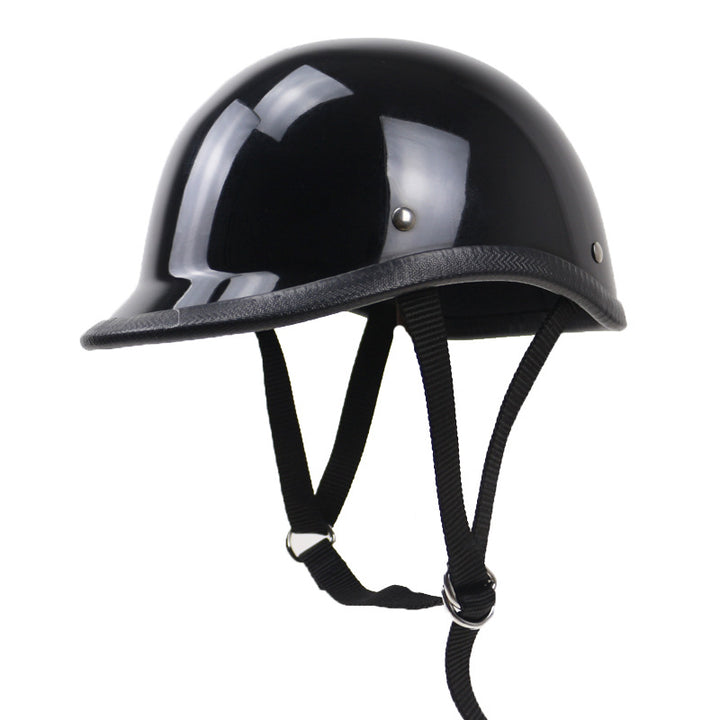 Classic Cruiser Motorcycle Safety Helmet Bowlift
