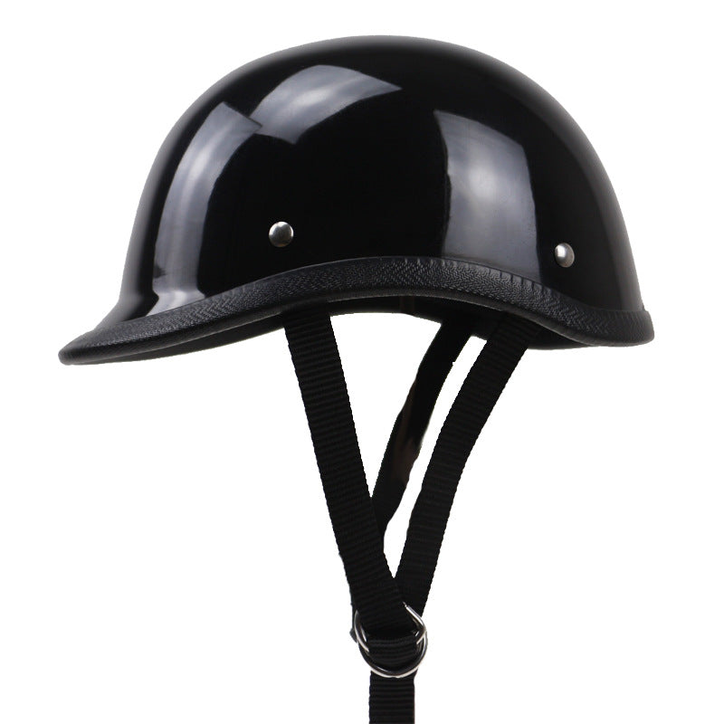 Classic Cruiser Motorcycle Safety Helmet Bowlift