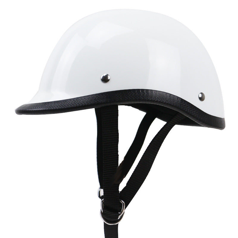 Classic Motorcycle Safety Helmet Bowlift