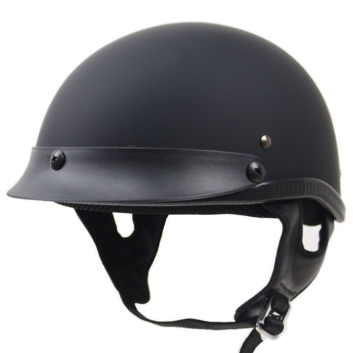 Classic Low-Profile Motorcycle Riding Helmet Bowlift
