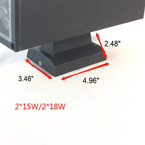 Modern Minimalist Square Column LED Luminous Outdoor Waterproof Wall Sconce Lamp | Bowlift