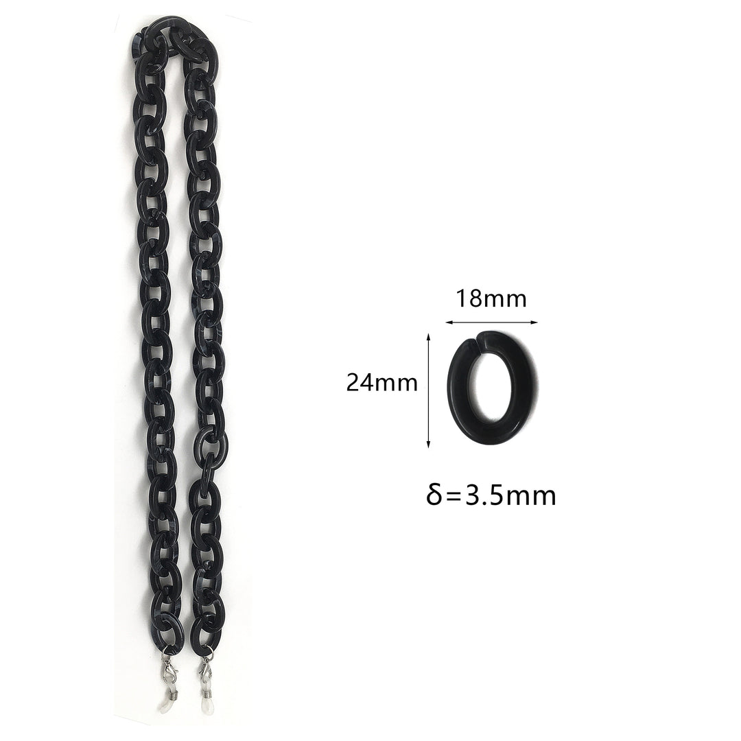 Oversized Chunky Acrylic Eyewear Chain Bowlift