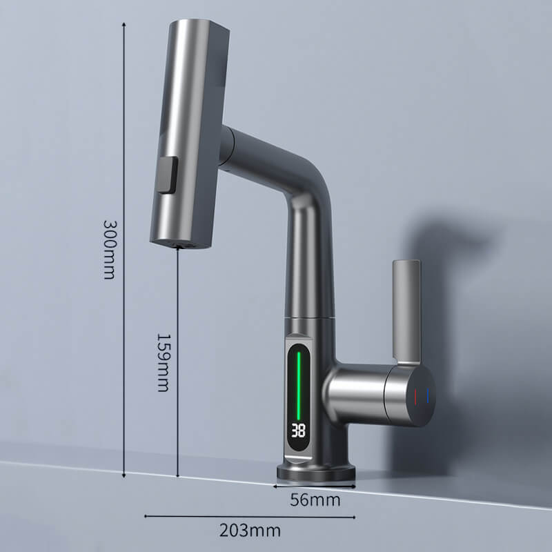 BowLift | AquaElegance Digital Faucet Booster | Intelligent control with precise digital display for modern living