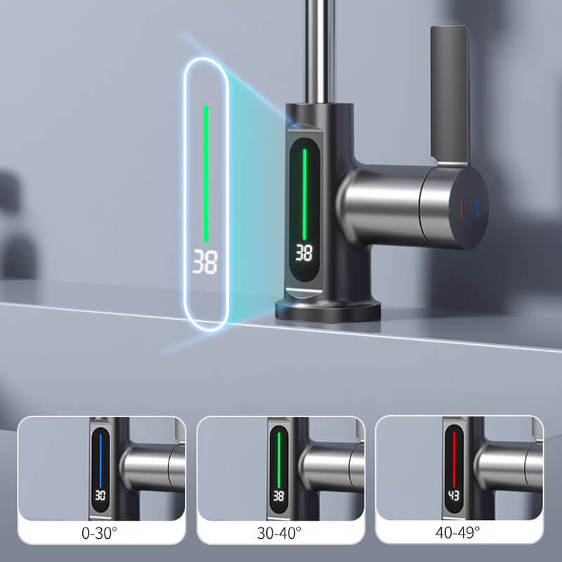 BowLift | AquaElegance Digital Faucet Booster | Intelligent control with precise digital display for modern living