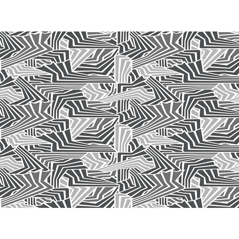 Modern living room carpet in gray abstract twisted line pattern carpet polyester non-slip backing carpet | Bowlift