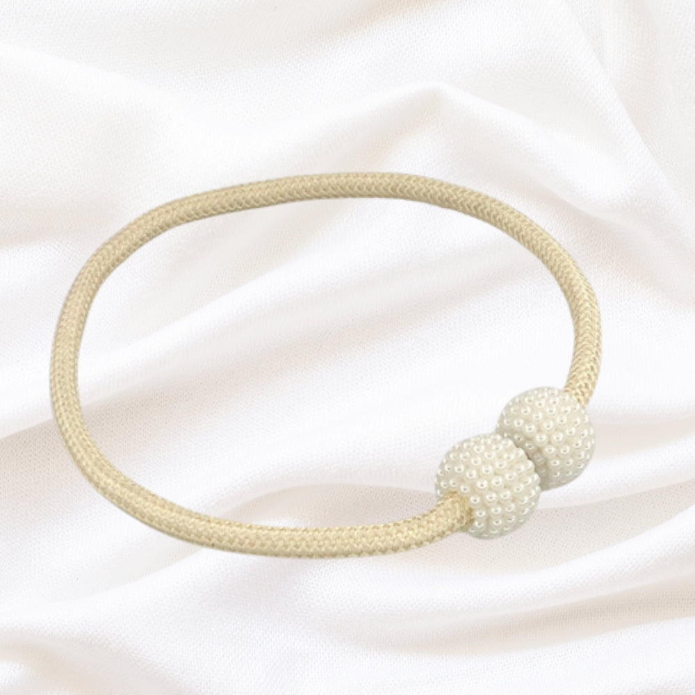 BowLift | Magnetic Pearl Curtain Tie Back | 2pcs Set