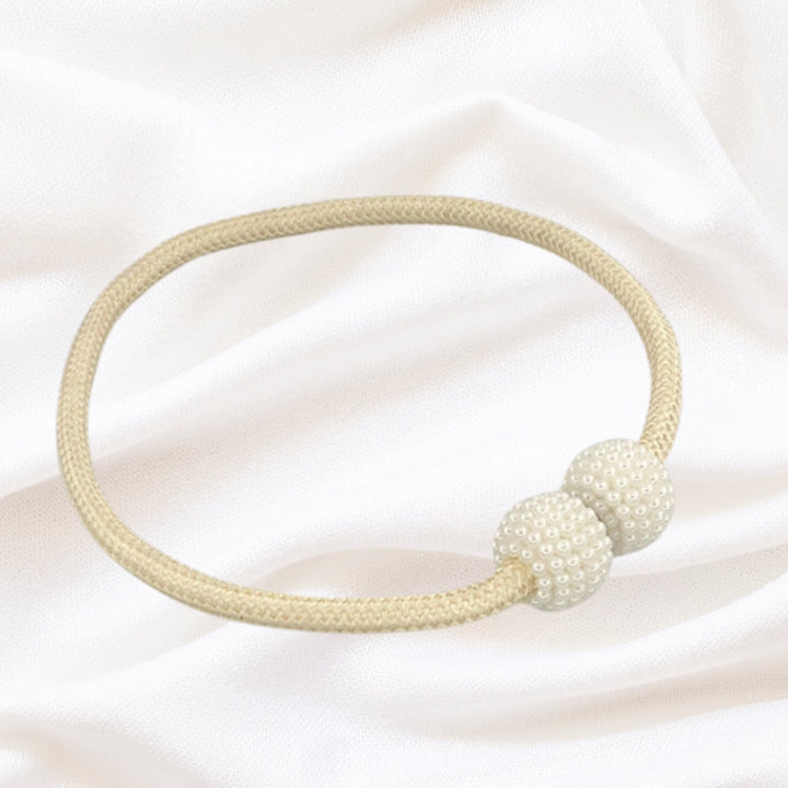 BowLift | Magnetic Pearl Curtain Tie Back | 2pcs Set