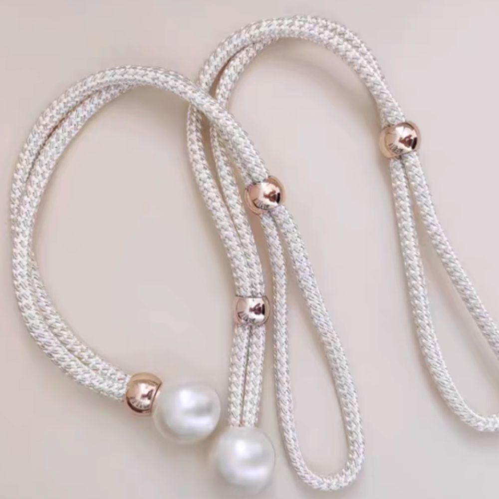 BowLift | Lustrous Pearl Curtain Tie Back | 2 Pcs Set