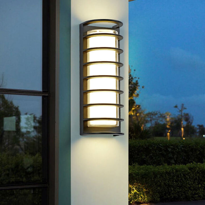 Modern Outdoor Column Waterproof LED Garden Wall Sconce Lamp | Bowlift