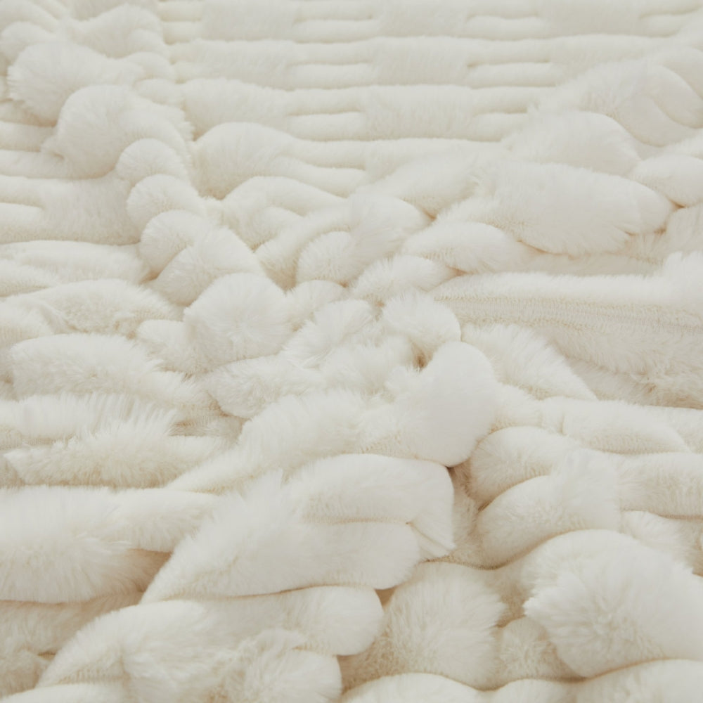 BowLift | Plush Soft Faux Rabbit Blanket