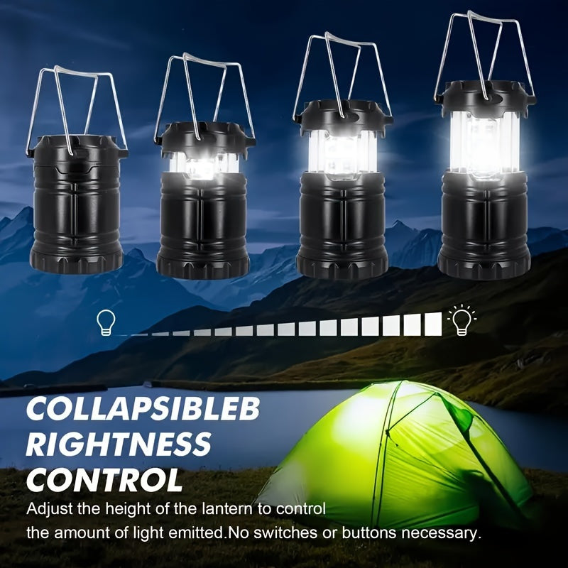 BowLift | Rechargeable LED Emergency Lighting - Foldable Lamp with Adjustable Brightness for Outdoor and Power Outage