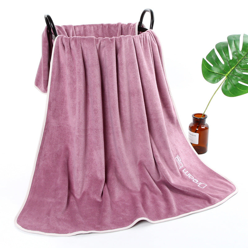 Microfiber Quick-Dry Bath Towel Wrap with Elastic Waist and Hanging Loop Bowlift