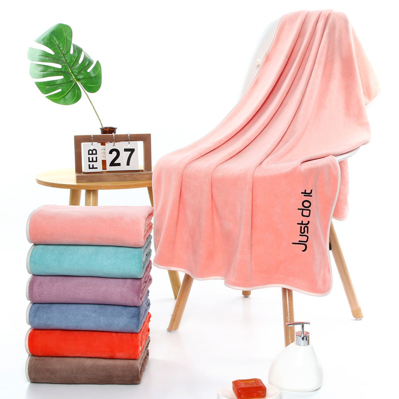 Microfiber Quick-Dry Bath Towel Wrap with Elastic Waist and Hanging Loop Bowlift