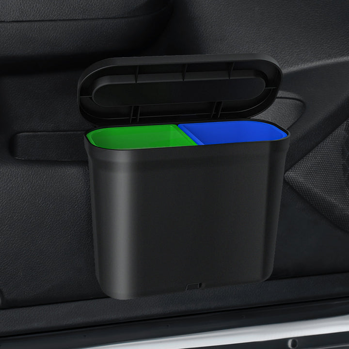 Compact under sink waste bin with lid and removable inner bucket Bowlift