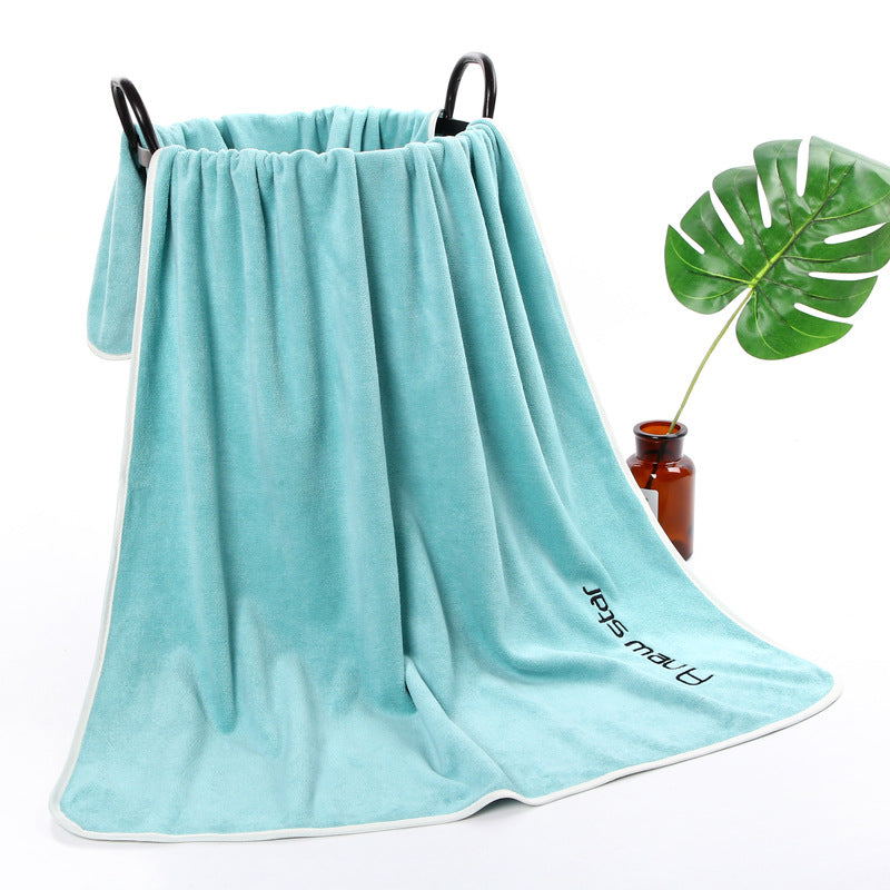 Microfiber Quick-Dry Bath Towel Wrap with Elastic Waist and Hanging Loop Bowlift