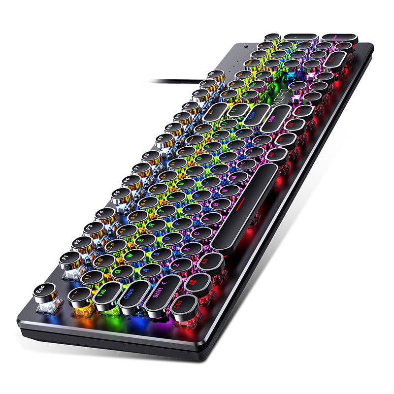 Retro Mechanical Gaming Keyboard Bowlift