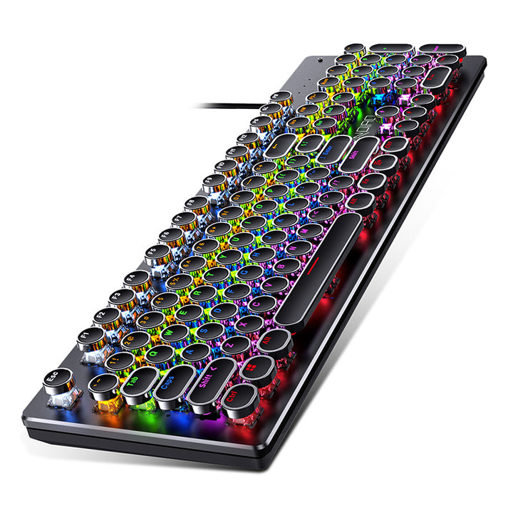 Retro Mechanical Gaming Keyboard Bowlift