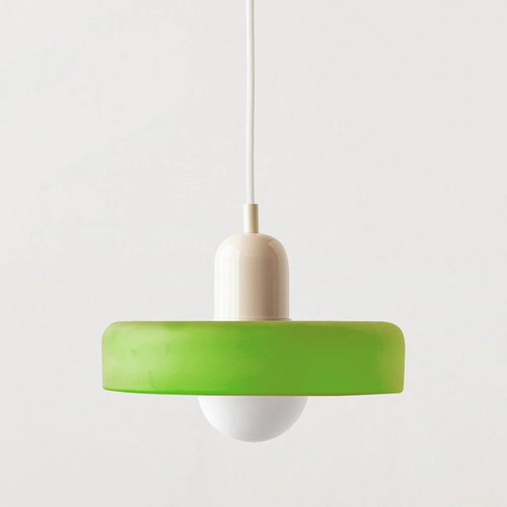 BowLift | Bauhaus Pendant Light made of Colored Glass
