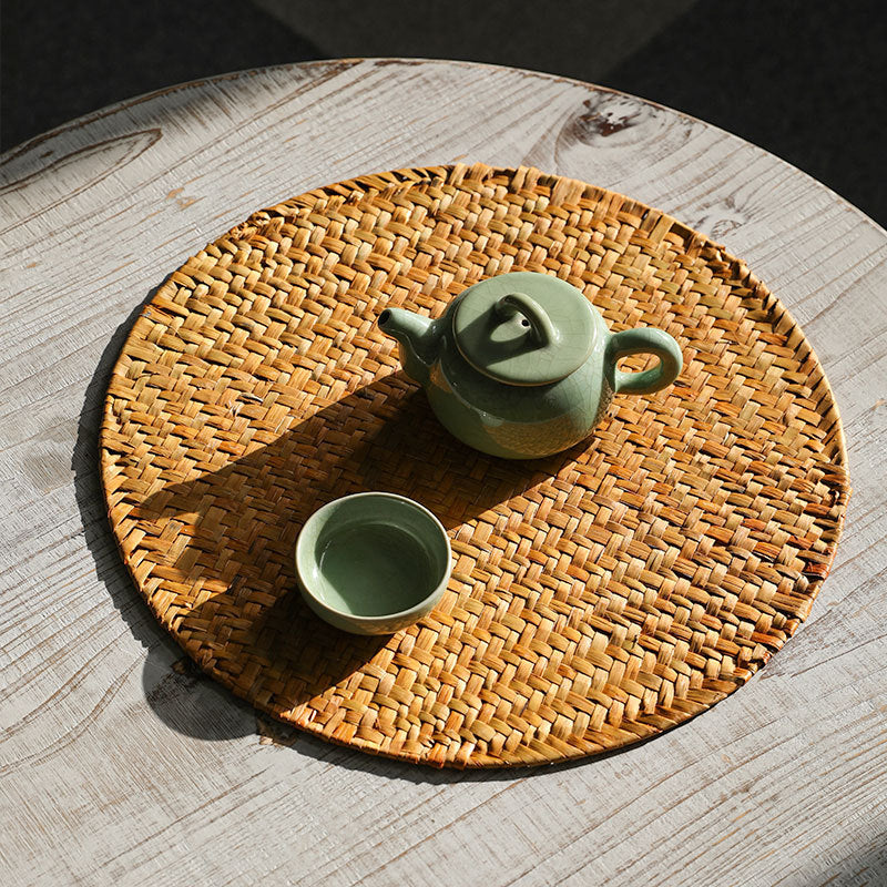 Handcrafted Round Serving Platter Bowlift