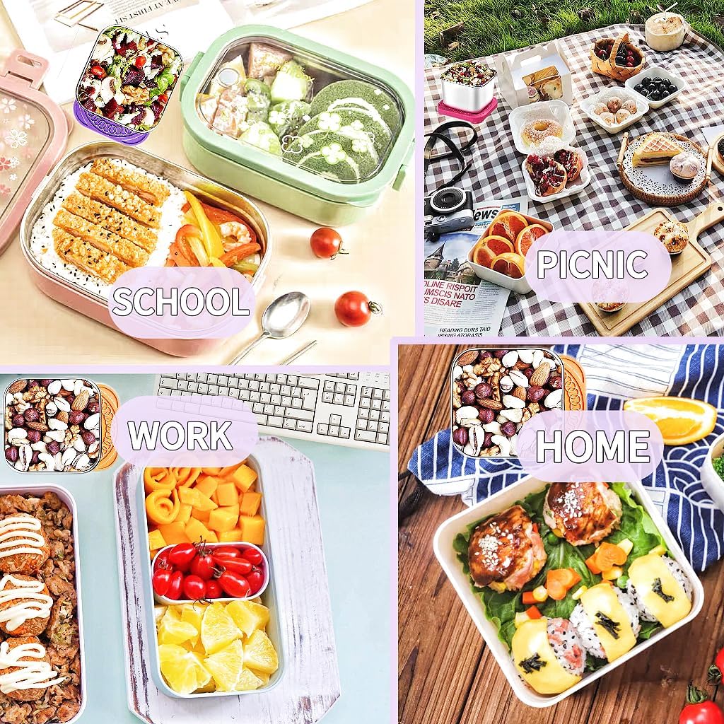 BowLift | 175ml Stainless Steel Snack Boxes for Kids - 6-Pack