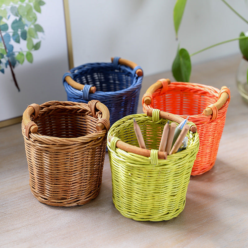 Handwoven Decorative Storage Basket Bowlift
