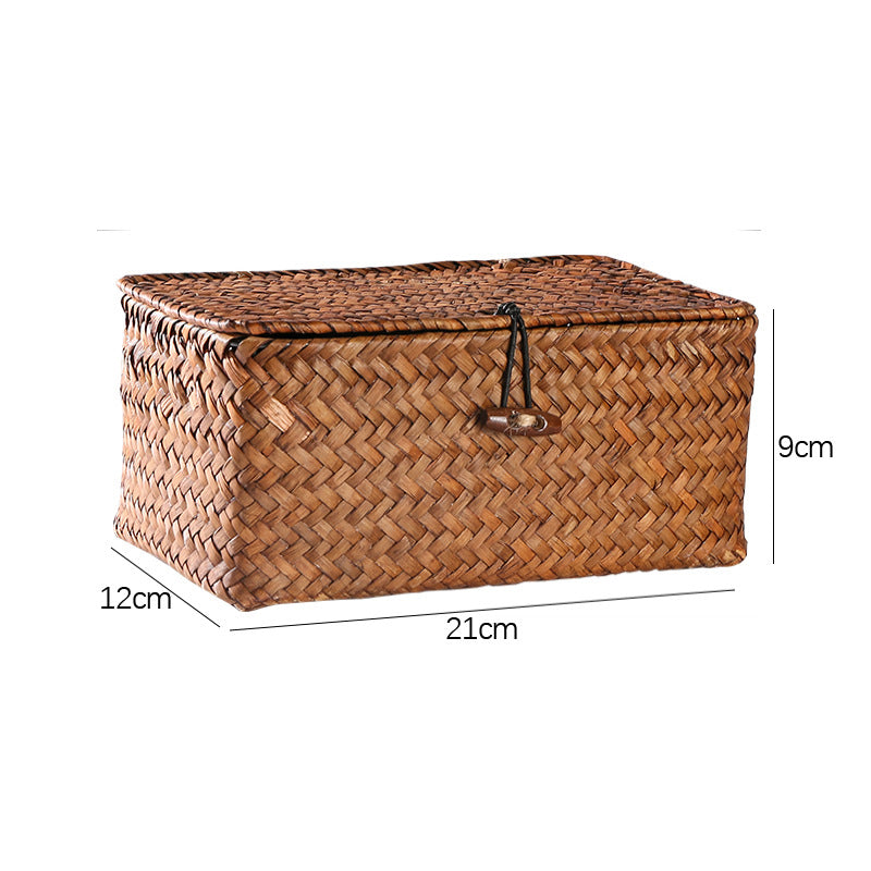 Handcrafted Woven Storage Box Bowlift