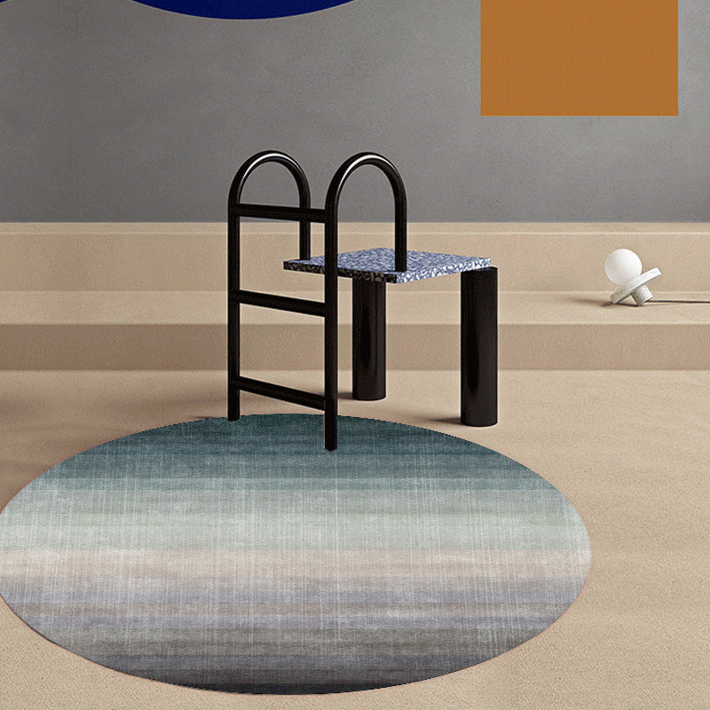Multicolor Ombre Pattern Carpet Polyester Modern Carpet Washable Non-Slip Pet-Friendly Carpet for the Living Room | Bowlift
