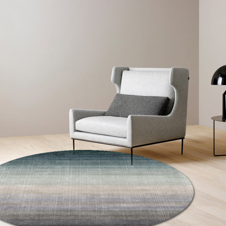 Multicolor Ombre Pattern Carpet Polyester Modern Carpet Washable Non-Slip Pet-Friendly Carpet for the Living Room | Bowlift