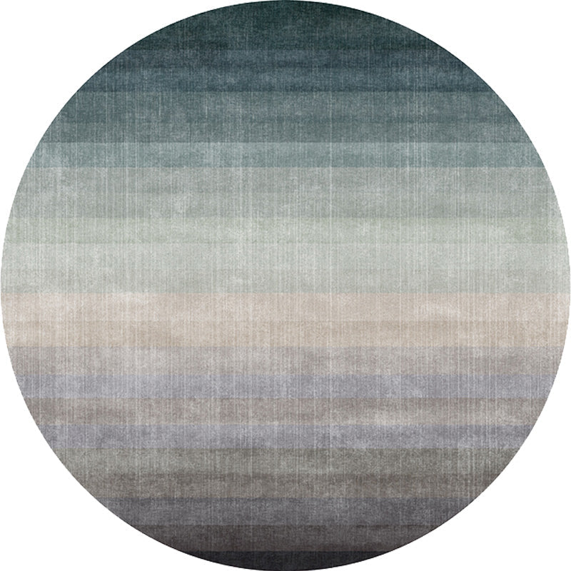 Multicolor Ombre Pattern Carpet Polyester Modern Carpet Washable Non-Slip Pet-Friendly Carpet for the Living Room | Bowlift