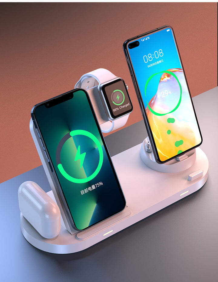 BowLift | 6 in 1 Wireless Charger+Foldable Stand/Multi-Function Fast Charging