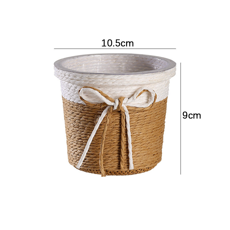 Decorative Woven Planter Bowlift