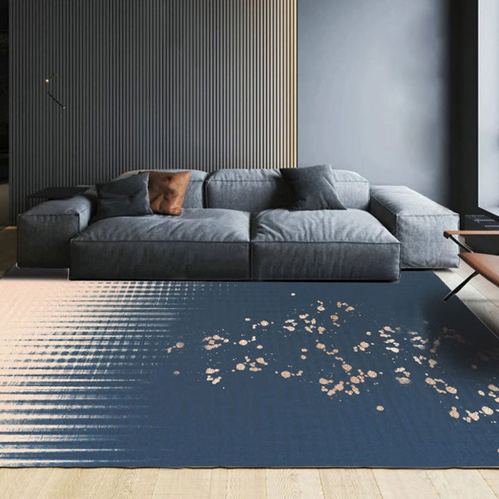 Multicolor Ombre Pattern Carpet Polyester Modern Carpet Washable Non-Slip Pet-Friendly Carpet for the Living Room | Bowlift