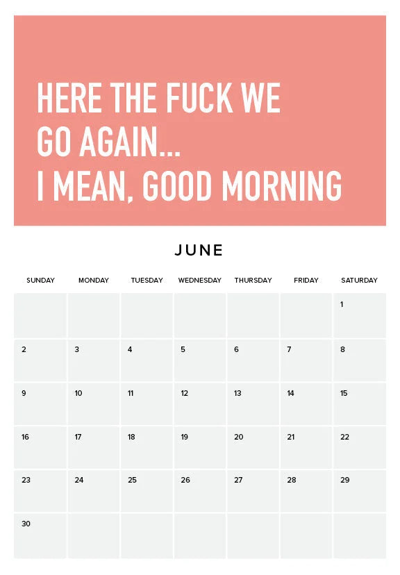 Adulting Is Hard 2024 Wall Calendar | Bowlift