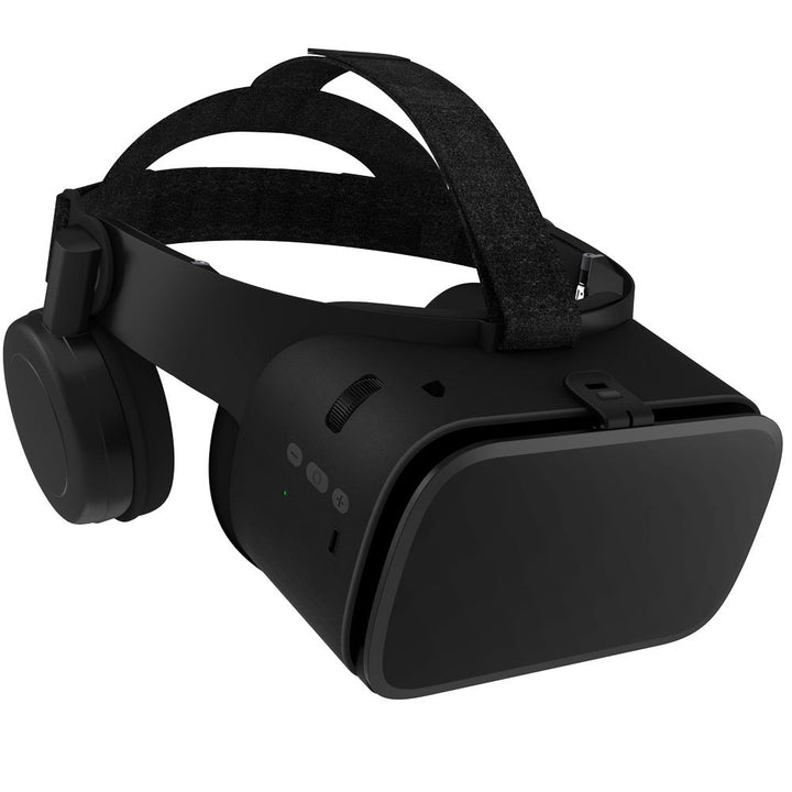 Virtual-Reality-Headset with ergonomic comfort and integrated speakers Bowlift