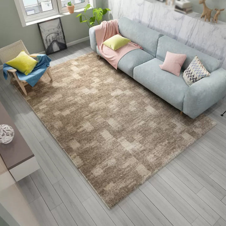 BowLift | Multicolor Abstract Carpet Polyester Industrial Carpet Pet Friendly Washable Non-Slip Carpet for Bedroom