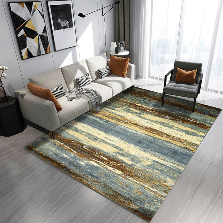 BowLift | Multicolor Abstract Carpet Polyester Industrial Carpet Pet Friendly Washable Non-Slip Carpet for Bedroom