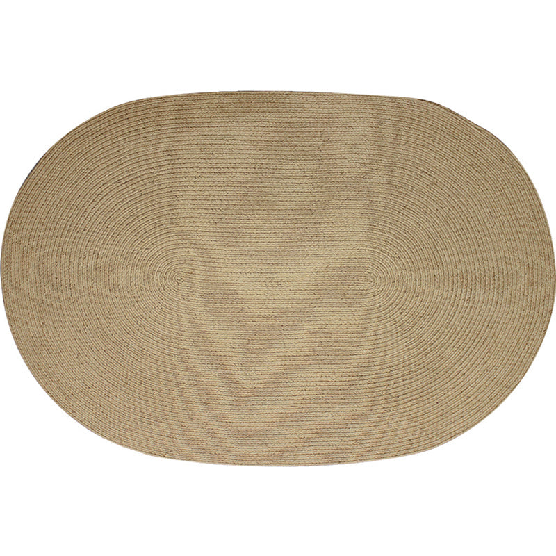 BowLift | Brown Solid Color Rug Sisal Country Rug Pet Friendly Washable Non-Slip Rug for Bedroom
